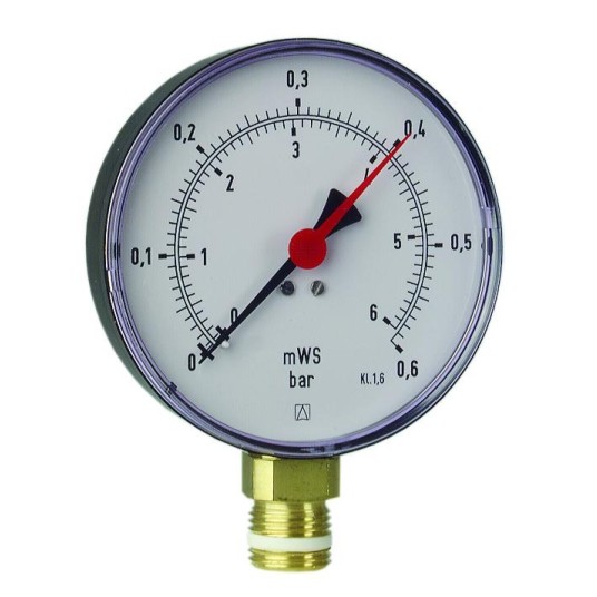 AF - HYDROMETR FI100 10BAR/100mWs 1/2'' RAD -zdjęcie numer 1
