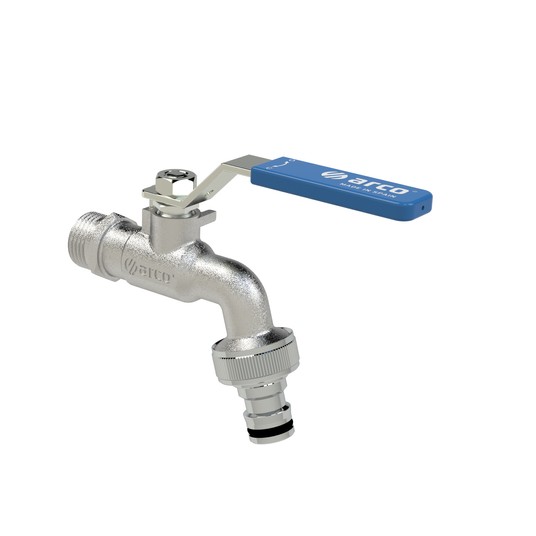 AR - ZAWÓR CZERPALNY JARDIN Z SZYBKOZŁ. 1/2 INOX -zdjęcie numer 1