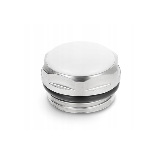 EG - KOREK DO GRZEJNIKA CHROM 1/2'' Z ORINGIEM -zdjęcie numer 1
