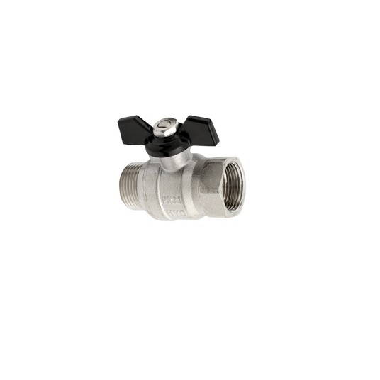 HY - ZAWÓR KULOWY W-Z 3/4" MOTYLEK TYTAN -zdjęcie numer 1