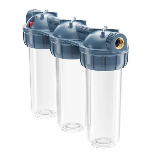 MW - KORPUS FILTRA PLASTIK 1" MODUŁ 3X -zdjęcie numer 3