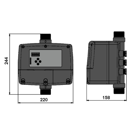PO - STEROWNIK POMPY IVR-02 (0,37-1,5kW 230V/12A) -zdjęcie numer 2