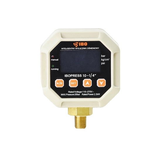 PO - WYŁĄCZNIK CIŚNIENIOWY POMPY 1/4" ELEKTRONICZN -zdjęcie numer 1