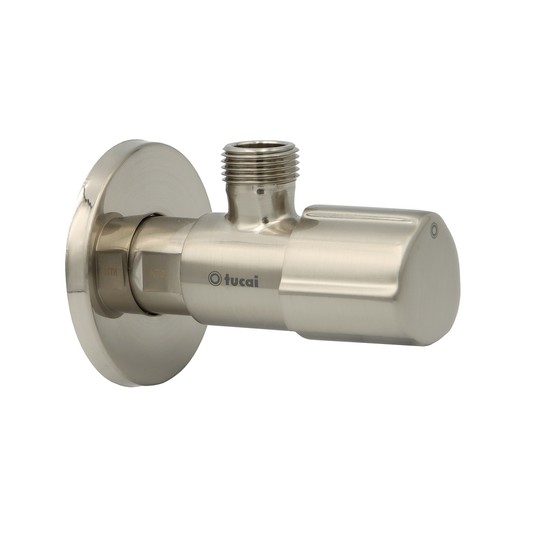 TU - ZAWÓR KĄT. PREMIUM TMM 1/2X3/8 STAL -zdjęcie numer 1