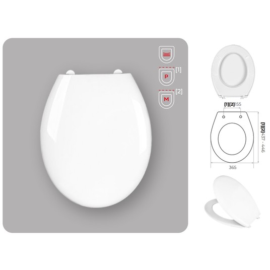 WC - DESKA KETA UCH.METAL (UNIWERSALNA) -zdjęcie numer 1