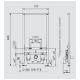 WE - STELAŻ JOMO BIDET h-820/980 -zdjęcie numer 2