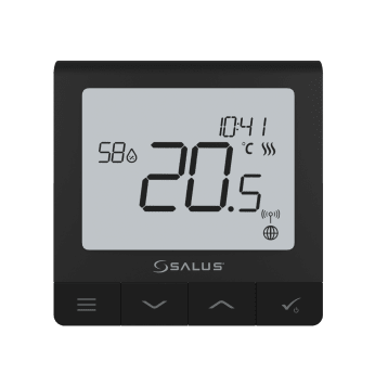 AF - SALUS REGULATOR TEMP.TYG. AKU QUANTUM CZARNY