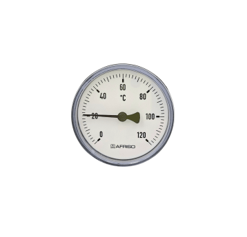 AF - TERMOMETR BIMET. fi63 0-120stC, 40mm 1/2''AX