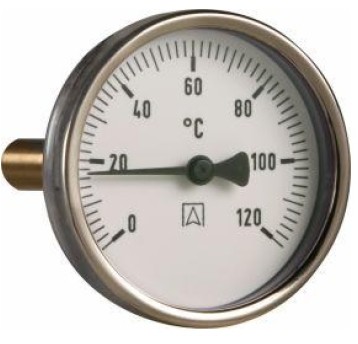 AF - TERMOMETR FI 63, 0-60stC, TULEJA 40mm 1/2''