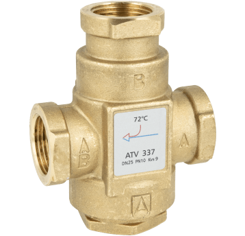 AF - ZAWÓR TEMP. ATV337 DN25 1''GW 72stC Kvs9