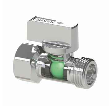 AR - MAC MINI ZAWÓR KUL. 1/2'' WZ UCHWYT MET.CHR