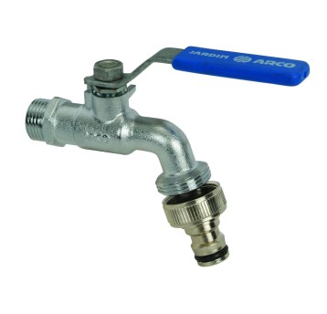 AR - ZAWÓR CZERPALNY JARDIN Z SZYBKOZŁ. 1/2 INOX