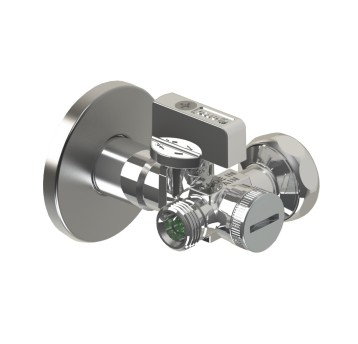 AR - ZAWÓR DUAL 1/2''x3/4''x3/8'' Z/F BEZ NAKRĘTKI