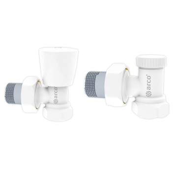 AR - ZESTAW ZAW. GRZEJ. TEIDE PLUS 1/2x1/2 BIAŁY