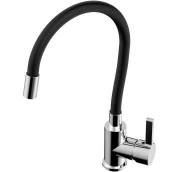 BM - BATERIA Z ELASTYCZNĄ WYLEWKĄ CZARNA GEO