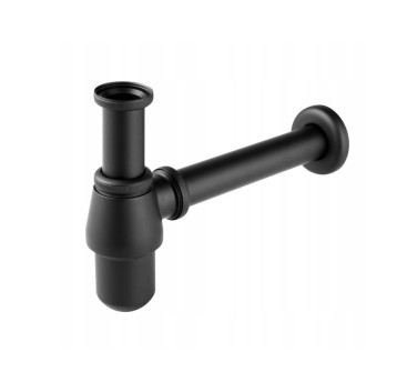 BM - PÓŁSYFON UMYWALKOWY CZARNY