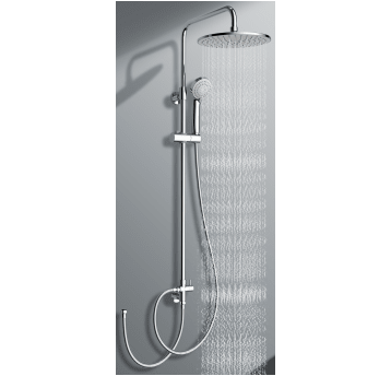 BMS15 - ZESTAW NATRYSKOWY Z DESZCZ.OKRĄGŁĄ 250