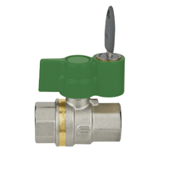EF - ZAWÓR KULOWY 1/2" Z ZAMKNIĘCIEM KLUCZ