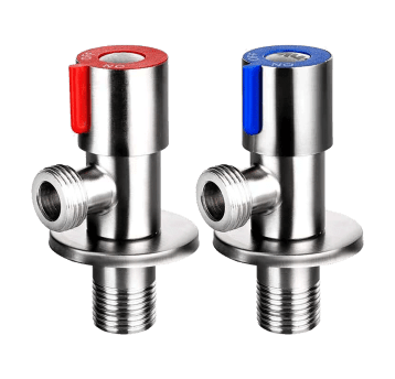 EG - ZAWÓR KĄTOWY 1/2X3/8" STAL KO 2SZT