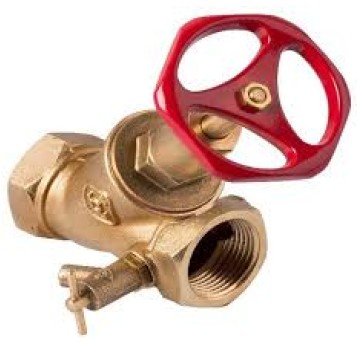 EG - ZAWÓR SKOŚNY ZE SPUSTEM I ZAW. ZWROTNYM 3/4"