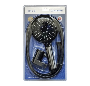 EG - ZESTAW NATRYSKOWY 1-PUNKTOWY CZARNY MAT