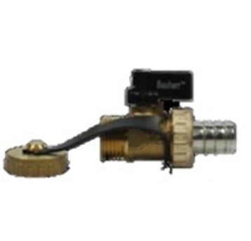 EW - ZAWÓR SPUSTOWY 1/2'' ŻÓŁTY