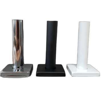 EW - ZESTAW KWADRAT ROZETA + RURKA L-100 BIAŁY