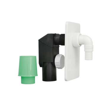 HY - SYFON PRALKOWY PODTYNKOWY BIAŁY