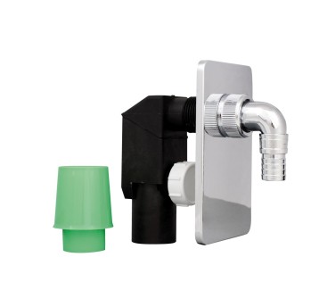 HY - SYFON PRALKOWY PODTYNKOWY CHROM