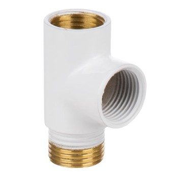 HY - TRÓJNIK 1/2" BIAŁY DO MONTAŻU GRZAŁKI