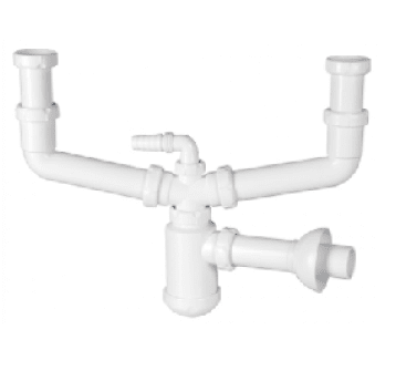 JI - PÓŁSYFON ZLEW. 2-KOMOROWY CENTRALNY