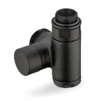 MC - ZAWÓR ODCIN. POD GRZAŁKĘ CZARNY PRAWY 1/2"X16