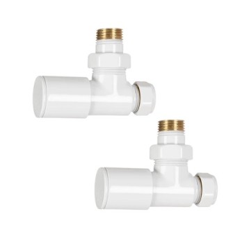 MC - ZESTAW KĄT. ZAW. GRZEJNIKOWYCH 1/2"X16 BIAŁY