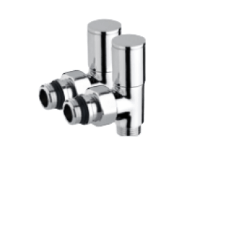 MC - ZESTAW KĄT. ZAW. GRZEJNIKOWYCH 1/2"X16 CHROM