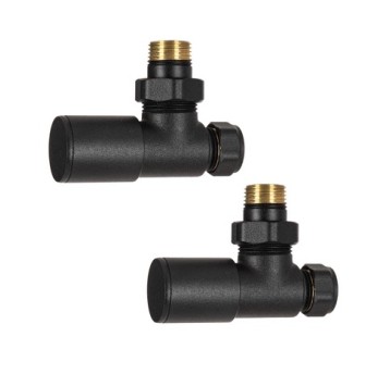 MC - ZESTAW KĄT.ZAW.GRZEJNIKOWYCH 1/2"X16 CZARNY