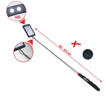 NA - ELASTYCZNE LUSTRO INSPEKCYJNE Z OŚWIETLENIEM