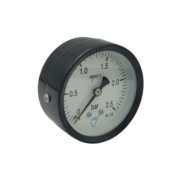 PT - MANOMETR STANDARD FI63 0-1,6B 1/4'' AX