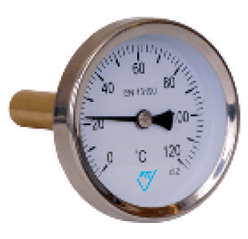 PT - TERMOMETR TARCZOWY fi100, l-45, 0-120C