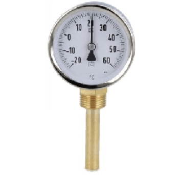 PT - TERMOMETR TARCZOWY fi63, l-50, 0-120, PIONOWY