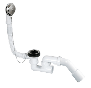 SA - SYFON WANNOWY Z ŁAŃCUSZKIEM B202P