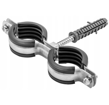 TA - OBEJMA STALOWA PODWÓJNA 3/8'' KPL