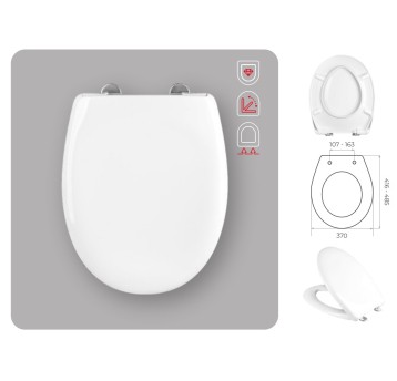 WC - DESKA ATE UCH.META WO (UNIWERSALNA)