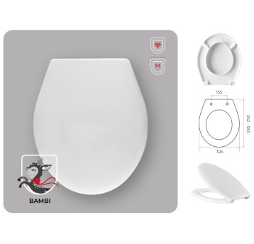 WC - DESKA BAMBI METAL