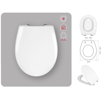 WC - DESKA HANA SC WOLNOOPADAJĄCA