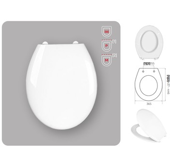 WC - DESKA KETA UCH.METAL (UNIWERSALNA)