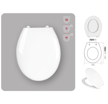 WC - DESKA KETA UCH. PLASTIK TRADYCYJNY