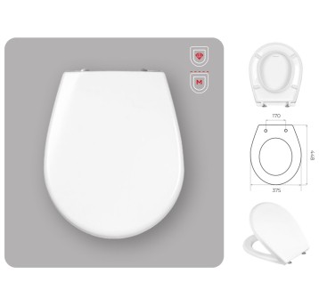 WC - DESKA MARKET SC WOLNOOPADAJĄCA