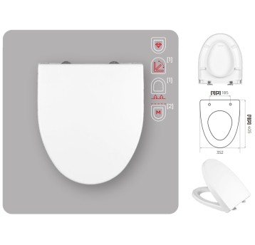 WC - DESKA PARVA METAL
