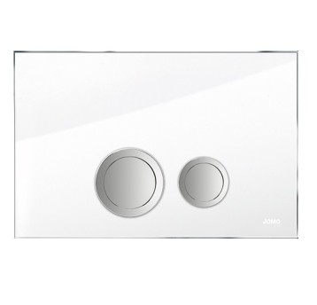 WE - PRZYCISK AVANTGARDE CHROM POŁYSK/SZKŁO BIAŁE