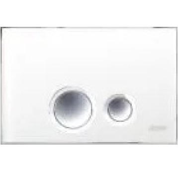 WE - PRZYCISK ELEGANCE SZKŁO BIAŁE MAT/CHROM